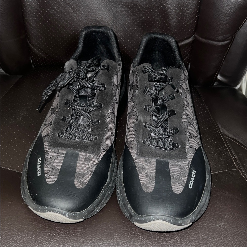 Coach Black and Gray Men's Sneakers